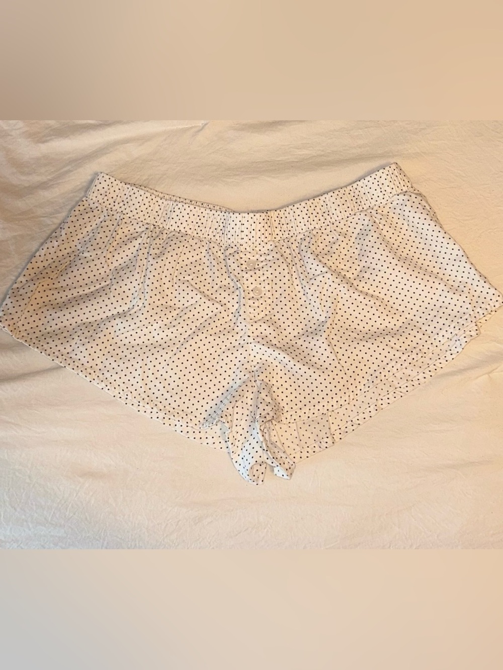 Wild Fable Black and White Polka Dot Sleep Shorts